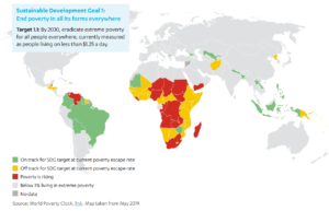Global poverty map, May 2019